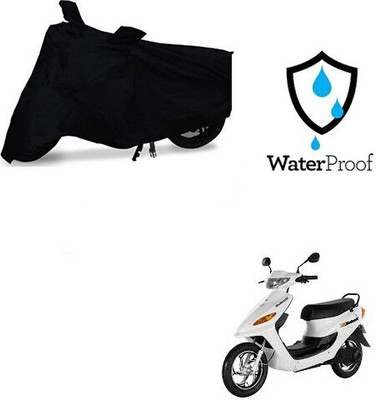 Mdstar Waterproof Two Wheeler Cover for Indus(Yo Electron, Black)