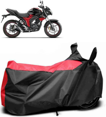 ma collections Waterproof Two Wheeler Cover for Suzuki(Gixxer, Red)