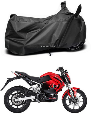 SK AUTO Two Wheeler Cover for Revolt(Black)
