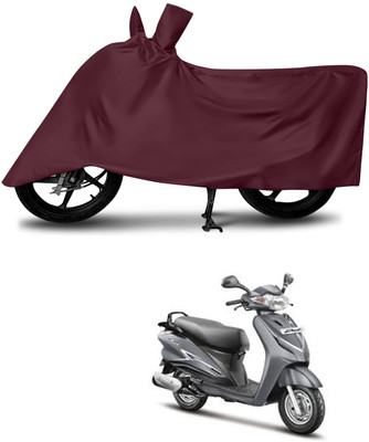 KEDIT Two Wheeler Cover for Hero(Duet, Maroon)