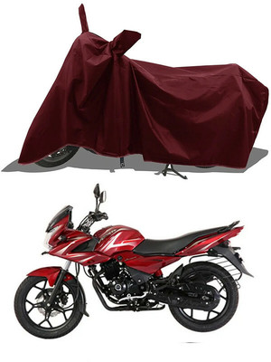 eTrack Waterproof Two Wheeler Cover for Bajaj(Discover 150 f, Maroon)