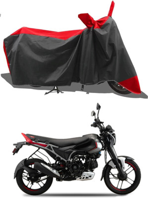 MMSSTAR Waterproof Two Wheeler Cover for Bajaj(Freedom, Red, Black)