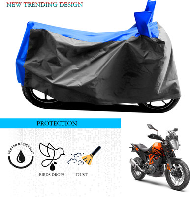 ANTHUB Waterproof Two Wheeler Cover for KTM(390 Adventure, Grey, Blue)