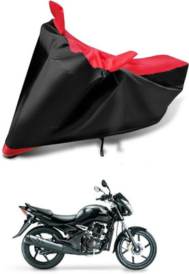 RideXpert Waterproof Two Wheeler Cover for Honda(CBF150, Black, Orange)