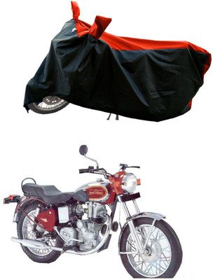 DeepShakshi AUTOMOTIVE Waterproof Two Wheeler Cover for Royal Enfield(Machismo 350, Red)