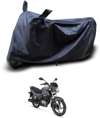 AASHTIK MART Two Wheeler Cover for Hero(Glamour, Black)