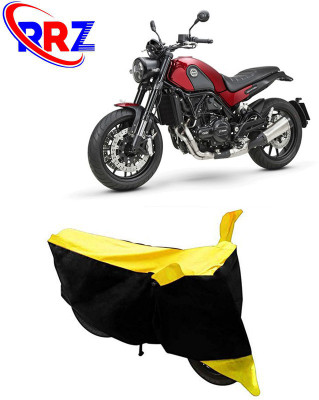 RRZ Waterproof Two Wheeler Cover for Benelli(Leoncino 250, Black, Yellow)