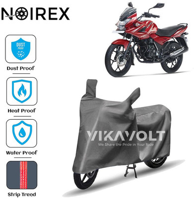 NOIREX Two Wheeler Cover for Bajaj(Discover 150 f, Grey)
