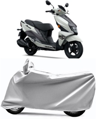 AUCTIMO Two Wheeler Cover for Suzuki(Avenis 125, Silver)