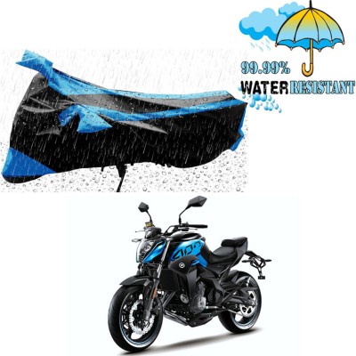 Ascension Two Wheeler Cover for CFMoto(400NK, Black, Blue)