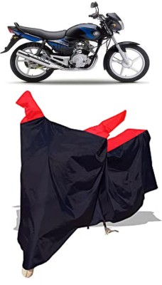 Amexride Two Wheeler Cover for Yamaha(Alba, Black)