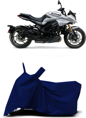 VESMEI Two Wheeler Cover for Suzuki(Katana BS6, Blue)