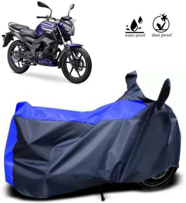 RAAMKM Two Wheeler Cover for TVS(Raider, Blue, Multicolor)