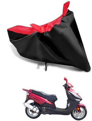 KEDIT Two Wheeler Cover for Mahindra(Flyte, Red, Black)