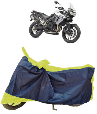 AutoFave Two Wheeler Cover for Triumph(Tiger 800, Multicolor)