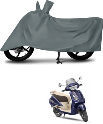 MMSSTAR Waterproof Two Wheeler Cover for TVS(Jupiter classic, Grey)