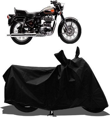 Tricway Waterproof Two Wheeler Cover for Royal Enfield(Bullet 350 Twinspark, Black)