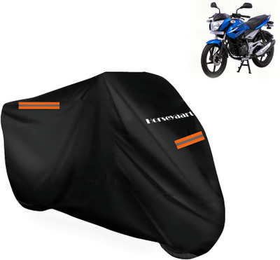 Horseyaart Waterproof Two Wheeler Cover for Bajaj(Pulsar 135 LS DTS-i, Black)