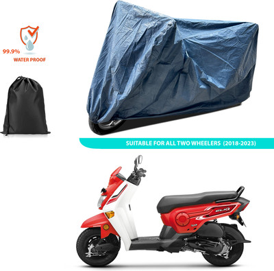 GOSHIV-car and bike accessories Waterproof Two Wheeler Cover for Honda(Cliq, Blue)