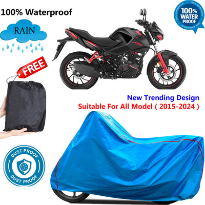 OliverX Waterproof Two Wheeler Cover for Hero(CBZ Extreme, Blue)