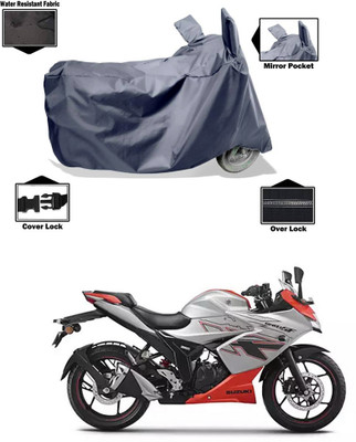 CODOKI Waterproof Two Wheeler Cover for Suzuki(Gixxer, Grey)