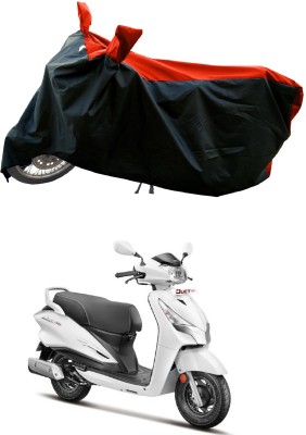 AESTRYD Two Wheeler Cover for Hero(Duet 125CC, Red)