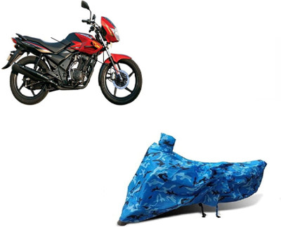 Anlopeproducts Waterproof Two Wheeler Cover for TVS(Flame SR125, Blue)