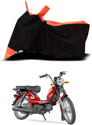 VESMEI Two Wheeler Cover for TVS(XL 100 Heavy Duty BS6, Orange)