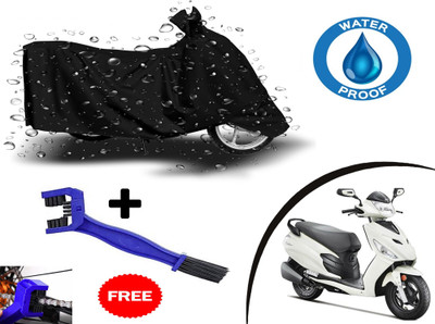 ROYAL AUTO MART Waterproof Two Wheeler Cover for Hero(Maestro Edge, Black)