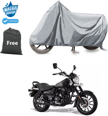 CODOKI Waterproof Two Wheeler Cover for Bajaj(Avenger 160 Street, Silver)