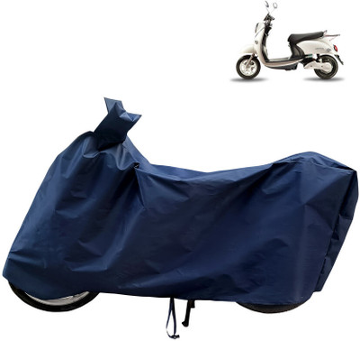 Horseyaart Waterproof Two Wheeler Cover for Evolet(Polo BS6, Blue)