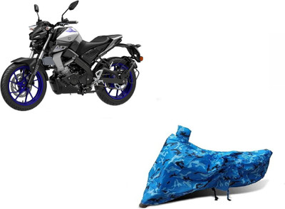 Anlopeproducts Waterproof Two Wheeler Cover for Yamaha(MT-15 BS6, Blue)