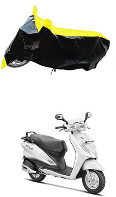 VESMEI Two Wheeler Cover for Hero(Duet LX 110CC BS6, Yellow)