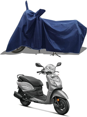 KEDIT Two Wheeler Cover for Hero(Pleasure, Blue)