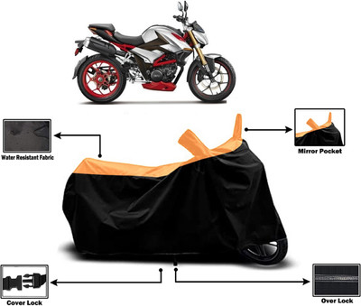 Amexride Two Wheeler Cover for Hero(XF3R, Orange)