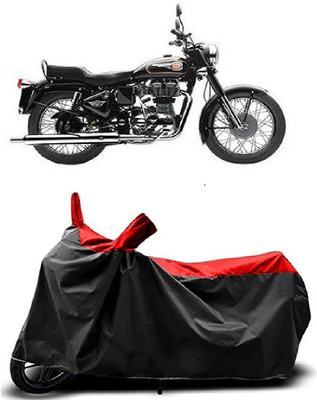 MMSSTAR Waterproof Two Wheeler Cover for Royal Enfield(Bullet 350 New, Red)