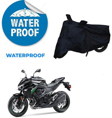 DeepShakshi AUTOMOTIVE Waterproof Two Wheeler Cover for Kawasaki(Z800, Black)