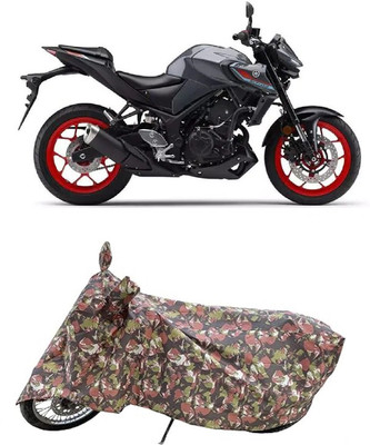 Coxtor Waterproof Two Wheeler Cover for Yamaha(MT 03 BS6, Multicolor)