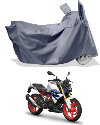 Amexride Two Wheeler Cover for BMW(G 310 R, Grey)