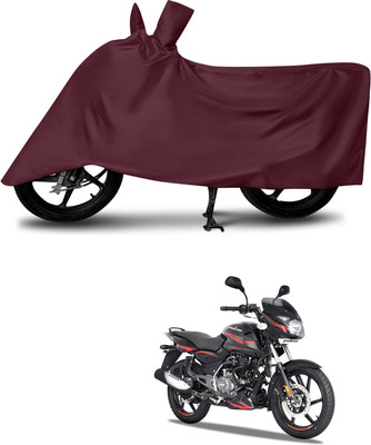 aosis Two Wheeler Cover for Bajaj(Pulsar 125 Neon, Maroon)