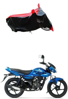 VESMEI Two Wheeler Cover for Bajaj(XCD 125cc, Red)