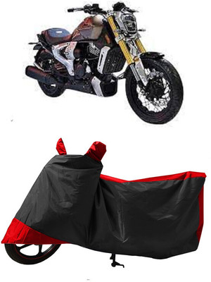 GROFATIK Two Wheeler Cover for TVS(Zeppelin BS6, Red)