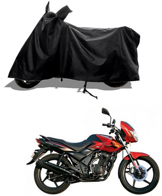 GROFATIK Two Wheeler Cover for TVS(Flame DS 125, Black)