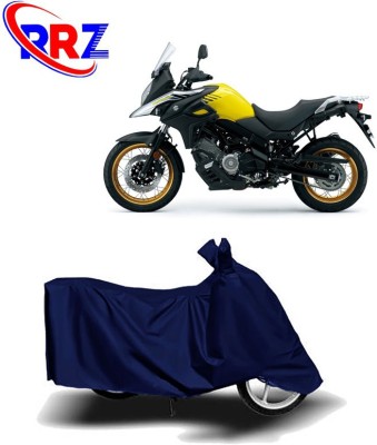 RRZ Two Wheeler Cover for Suzuki(V Strom 650, Blue)