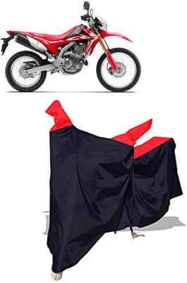 Amexride Two Wheeler Cover for Honda(CRF 250 L, Black)