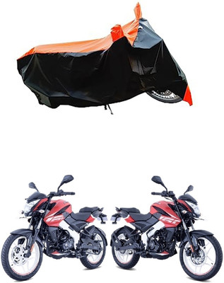 VESMEI Two Wheeler Cover for Bajaj(Pulsar NS125, Orange)