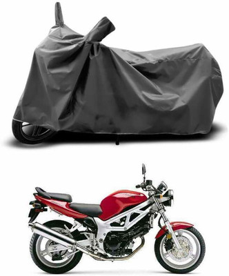 SEBONGO Waterproof Two Wheeler Cover for Suzuki(Grey)