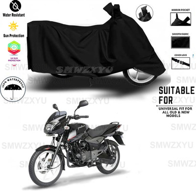 smwzxyu Waterproof Two Wheeler Cover for Bajaj(Pulsar 150, Black)