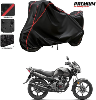 GOSHIV-car and bike accessories Waterproof Two Wheeler Cover for Honda(CB Unicorn 150, Black, Red)