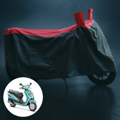 CODOKI Waterproof Two Wheeler Cover for Hero(Duet, Grey, Red)